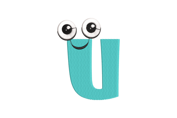 A Designer's Review: Funny Letter U Embroidery for Boutique Sweatshirts
