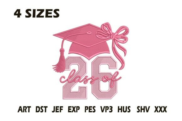 Class of 2026 Graduation Bow Embroidery Review