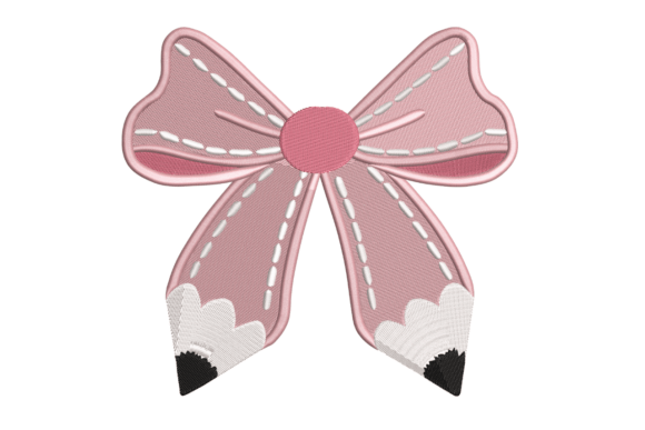 Pencil Bow Applique: A Designer's Real-Stitch Review