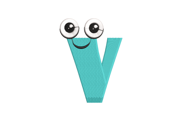 The Versatile Charm of the Funny Letter V Embroidery Design