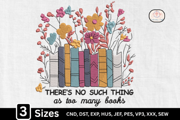 There’s No Such Thing As Too Many Books: Embroidery Design Review